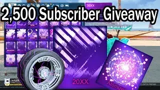 2,500 Subscriber Giveaway - BMDs, BMGEs, Painted Exotics and More! (Rocket League)