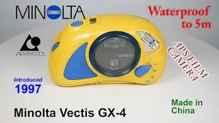 1997 Minolta Vectis GX-4 - APS Film Camera