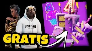 desafios BALENCIAGA x FORTNITE -- 🥳 4° CUMPLEAÑOS y SKINS GRATIS🥳
