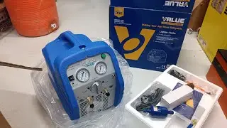 VALUE REFRIGERANT RECOVERY UNIT AND REVIEW | MINI RECOVERY PUMP