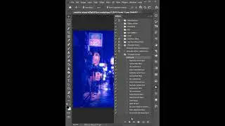 Cyberpunk Actions for Adobe Photoshop. Actions for Portrait, Cityscape, Posters. How to Work.
