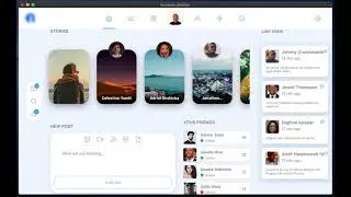 Facebook Desktop Redesign built with Flutter Desktop
