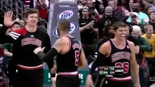 Derrick Rose Step Back Game Winner with Chris Smoove Splash Song