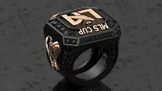 MLS Cup Award Ring 3D Animation Video
