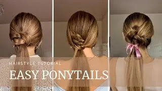 EASY PONYTAILS | Elegant Hairstyle for Any Occasion