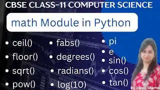 math Module in Python | Python math Module | Python math Module functions | Modules in Python