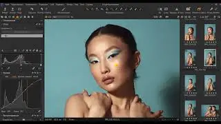 Красивая бронзовая тонировка в Capture One