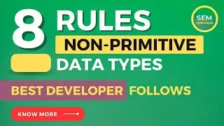 #5 NonPrimitive Data Types in JavaScript - 35hrs+ JavaScript Tutorial | Learn Web Development | SEM
