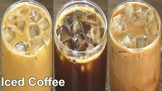 3 Easy & Quick Iced Coffee recipe | How to make Iced coffee at home