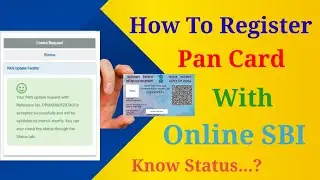 How To Register PAN On SBI Online Banking | PAN Status