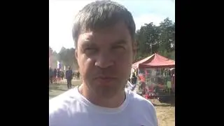 Большой  Чиновник на мотокроссе