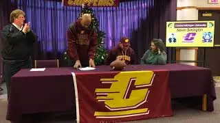 Saginaw High’s NeVen Simington joins CMU football family