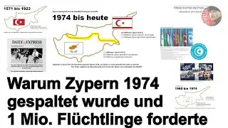 Warum wurden 1 Million Zyprer und Zyprioten bereits vor der Invasion der Türkei zu Flüchtlingen?