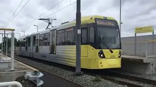 Manchester Metrolink 3115 takes off from Failsworth (HD)
