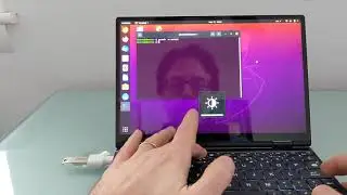 One Mix 4 mini laptop running Ubuntu 20.04.2 LTS