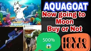AQUAGOAT Token Going to moon😱😱 / Buy or Not / Price Prediction/