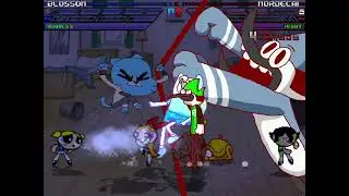 mugen powerpuff girls vs team mordecai