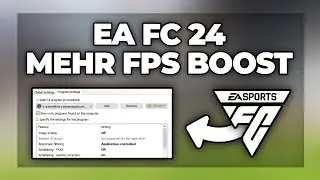 EA FC 24 mehr FPS bekommen - FPS Boost erhöhen | Tutorial