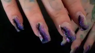 Nail Art - 2 Minute Tutorial - Juneberry Pie Nails by Fonda