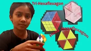 How to make Flexagons. How to make Tri HexaFlexagons.  How to make Hexa HexaFlexagons.