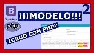 2 | Como crear CRUD PHP con MySQL | Modelo