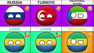 🇬🇦 Countries That Love or Hate Gabon | Countryballs Animation 🌍