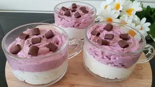 Dessert in a minute! Everyone is looking for this recipe! Simply quick and delicious
