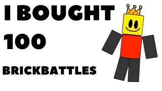 I bought 100 BRICKBATTLE SKINS in ARSENAL! (ROBLOX)