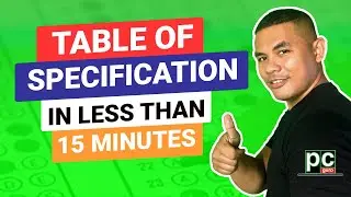 Table of Specification (TOS) Made Easy
