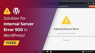 How to fix "Internal Server Error 500" in WordPress