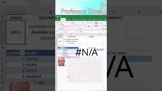 Five (5) common errors sa Excel at paano ito iHandle #shorts #exceltutorial #excel