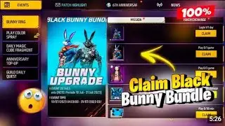 claim Block Bunny Bundle 🔥new rare block bunny bundle even _free fire new even weday