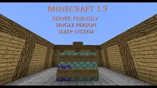 Minecraft 1.9 : Server Friendly 1-Player Sleeping Tutorial