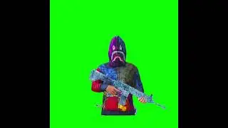 Green screen pubg character