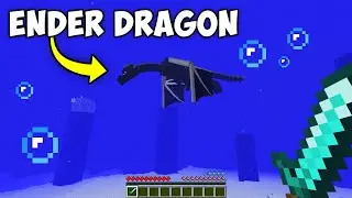 beating Minecraft, but its underwater.. (IMPOSSIBLE)