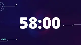 58 Minute Timer | Set 58 Minute Countdown Timer #58minutetimer #timerclock