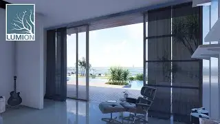 Realistic curtain material in Lumion - Beginner Tutorial