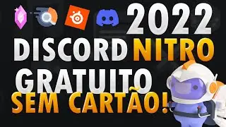 DISCORD NITRO DE GRAÇA SEM CARTÃO 2022!! 3 MESES, PROMOÇÃO STEEL SERIES! 2022
