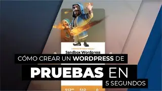 ⚠️ Crea tu WORDPRESS de PRUEBA en solo [5 SEGUNDOS]