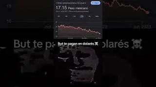 Como cuando baja el dólar pero…