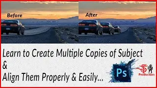 How to Create Multiple Copies of Subject & Align Properly in Photoshop|| Duplicate Subject Easily ||