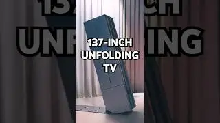 World's First Unfolding 137 inch Micro LED TV