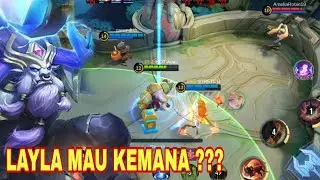 KURUNG LAYLA DI BASE, LAYLA MAU KEMANA ??? | BEST BUILD MINITAUR 2024 | MLBB