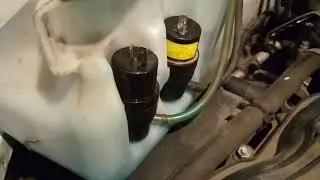 Replacing the windshield washer fluid pump on a Lada Kalina