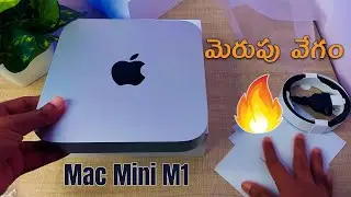 Apple Mac Mini Silicon M1 Unboxing and Review 2020 in Telugu