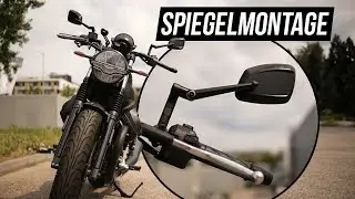Rizoma Spiegel Montage auf einer Moto Guzzi V7 !