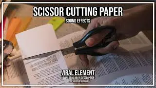 Scissor Cutting Paper sound effect @ by VIRAL Element