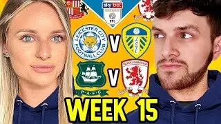 CHAMPIONSHIP PREDICTIONS WEEK 15