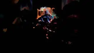 Красивое свечение от горения проводов