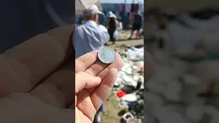 Невероятная удача‼️Нашёл на барахолке редкую монету или её дорогую копию #coins #монеты #барахолка